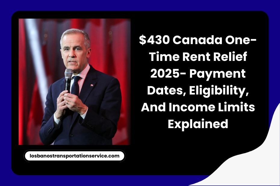 $430 Canada One-Time Rent Relief 2025- Payment Dates, Eligibility, And Income Limits Explained